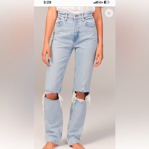 NEW Abercrombie & Fitch straight leg jeans